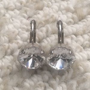 Sabika BASIC DROP EARRINGS - CRYSTAL